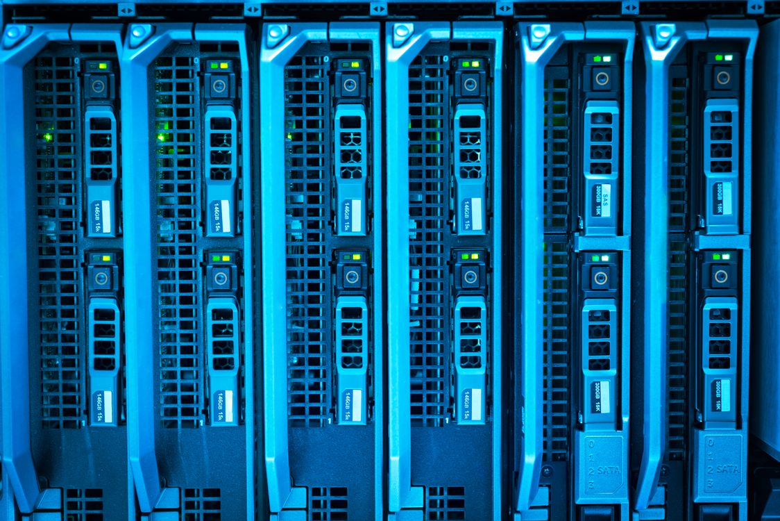 Server rack hardware representing ASIC mining equipment lifespan and infrastructure investment