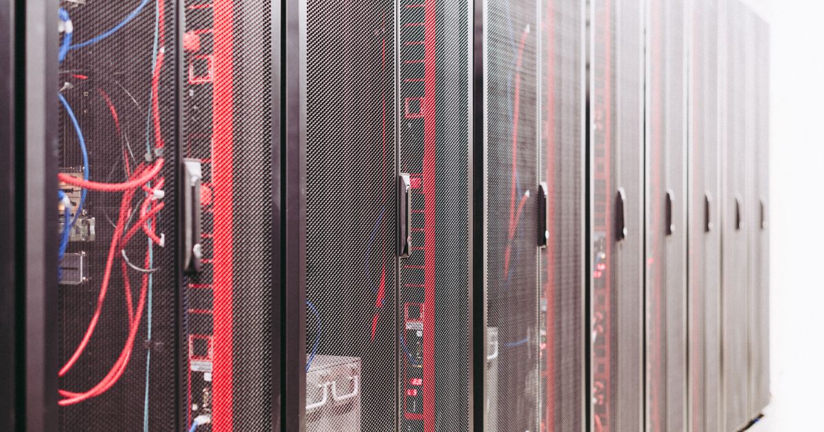 Industrial cooling fans and ventilation at a Bitcoin mining facility