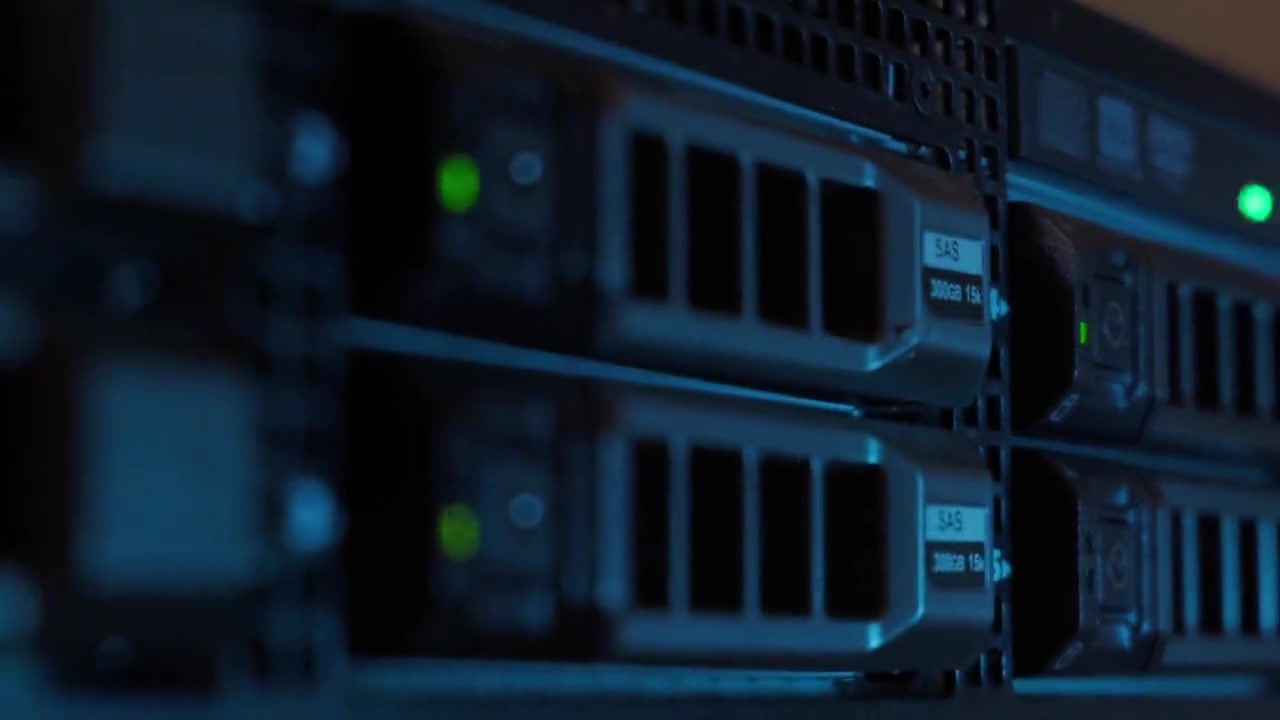 Server racks in a modern data center