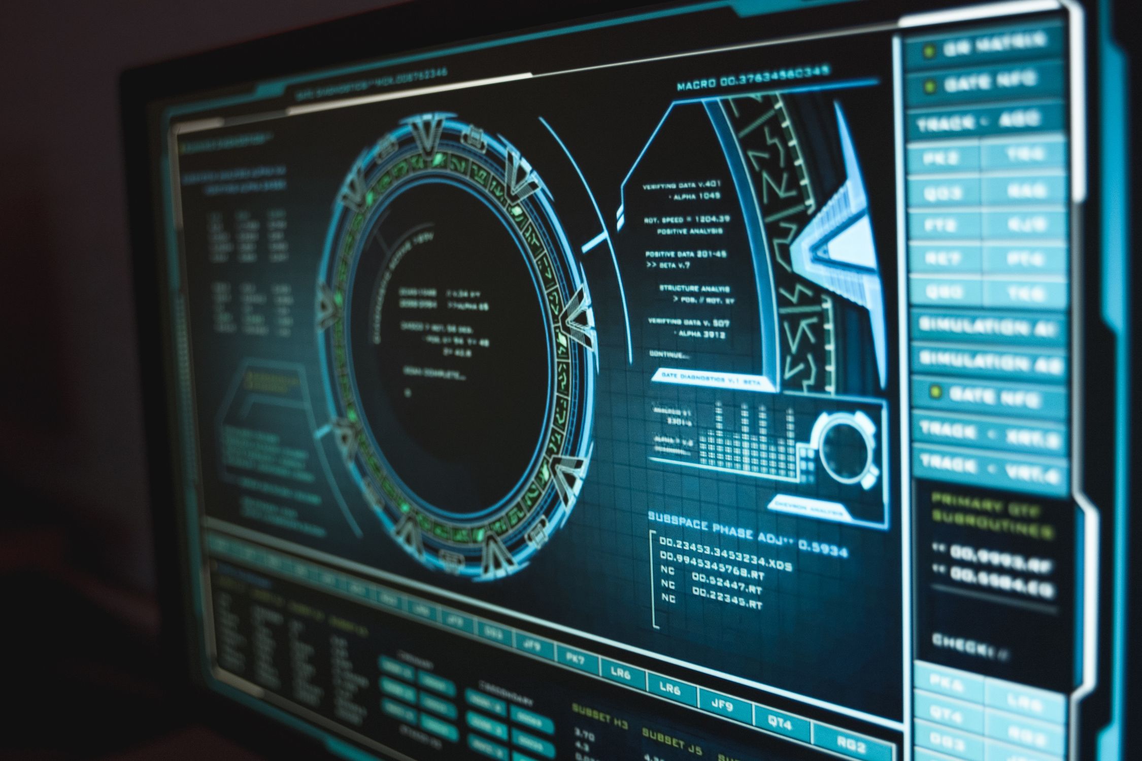 Data center monitoring screens showing real-time dashboards - Rax Mining