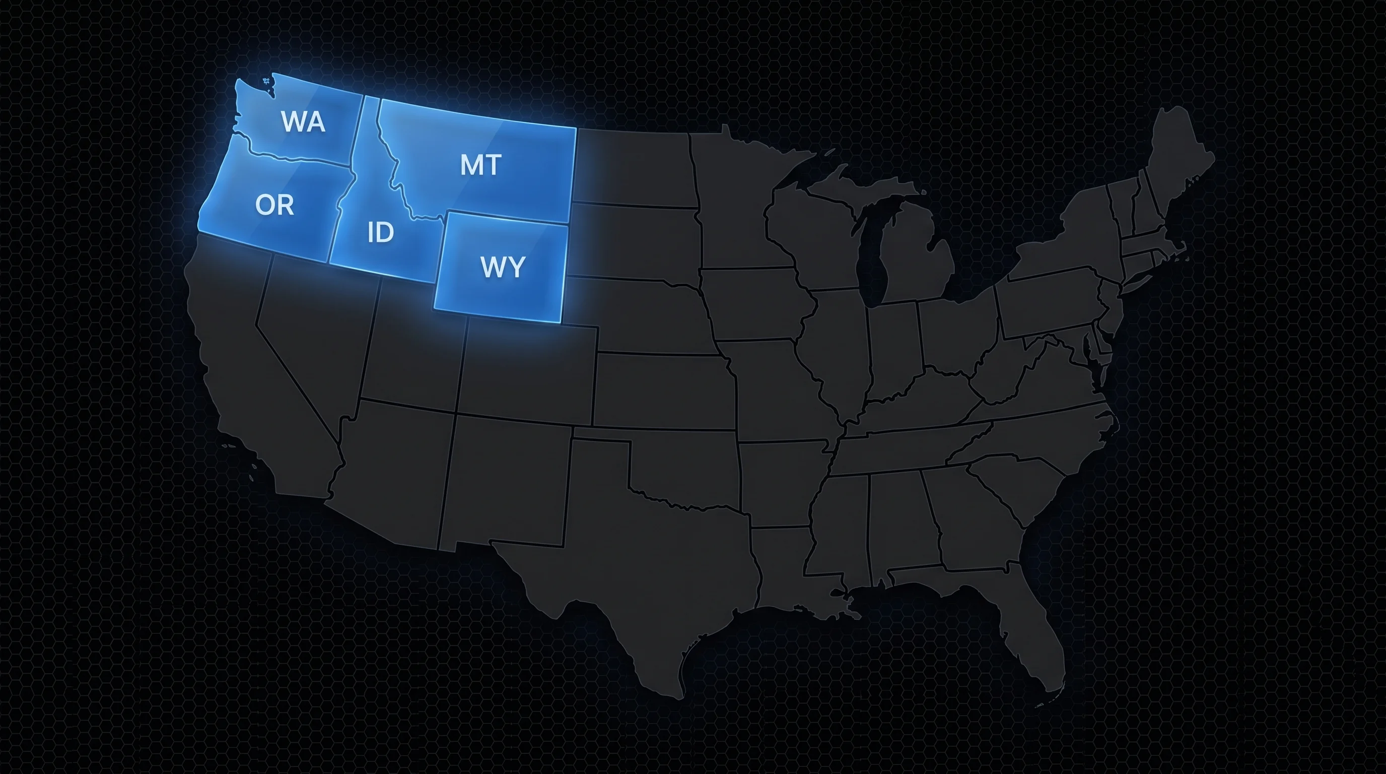 Northwest Region Data Center Facilities map