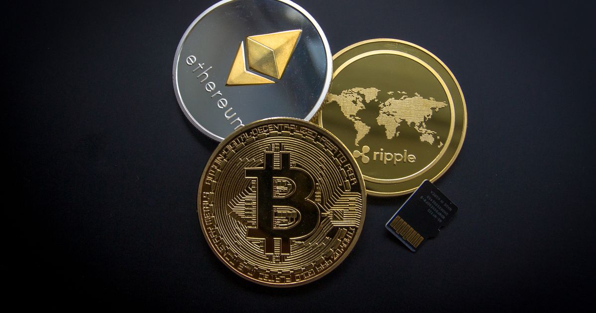 Gold Bitcoin coin split in half representing the Bitcoin halving impact on mining economics
